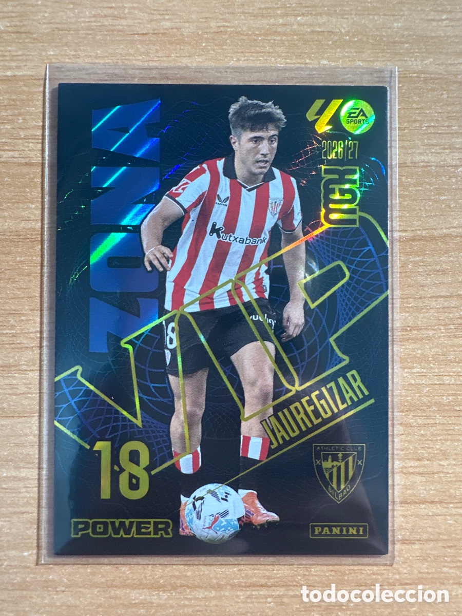 Cartes &agrave; collectionner de Football: 398P 398 P JAUREGIZAR ZONA VIP POWER ATHLETIC CLUB DE BILBAO MEGACRACKS 2026 2027 (MGK 26 27)
