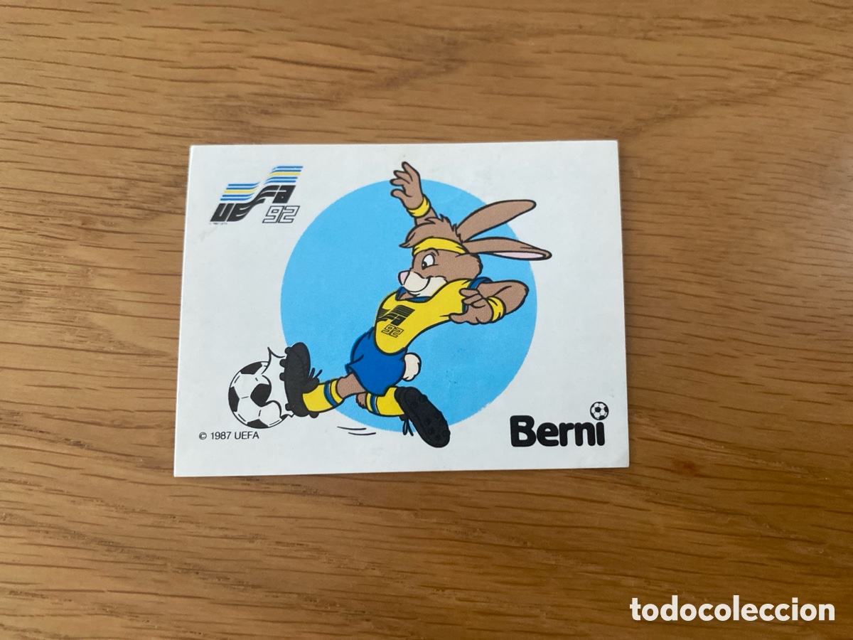 Cartes &agrave; collectionner de Football: Cromo panini Euro 92 Suecia n&uacute;mero 255 Berni - Eurocup Sweden 1992 stickers &aacute;lbum