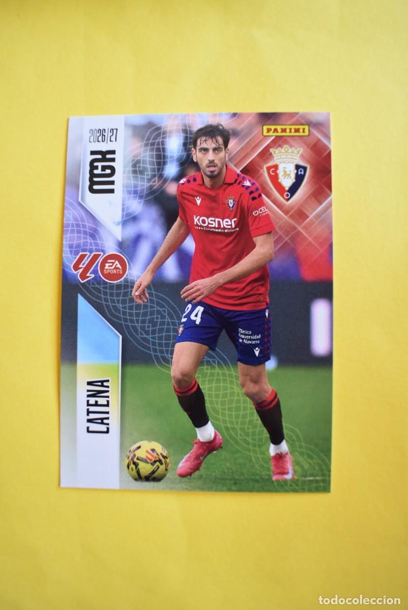 Cartes &agrave; collectionner de Football: Cromo La Liga. Megacracks. 2026 2027. 26 27. Catena. Osasuna. N. &ordm; 258. Panini