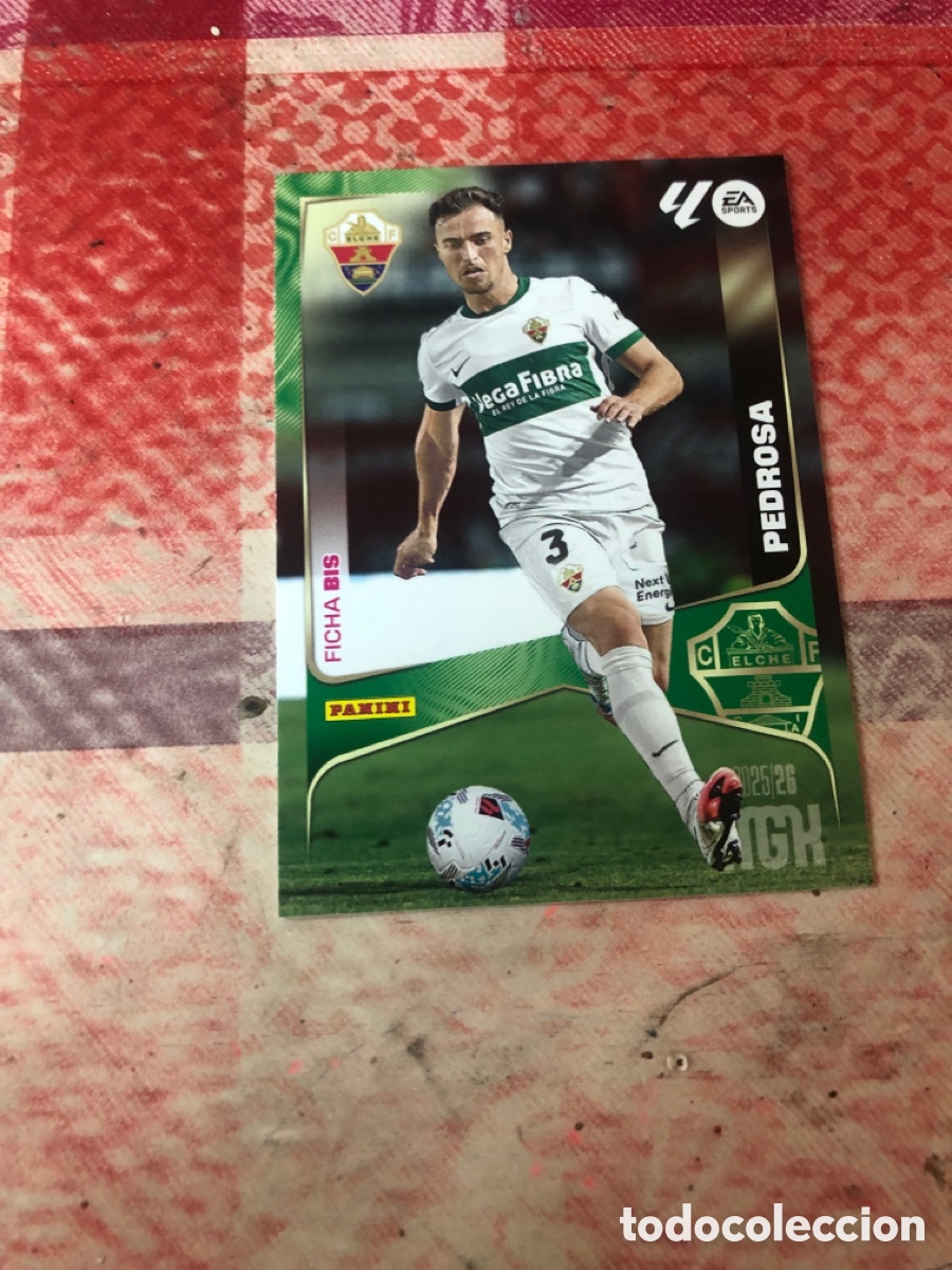 Cartes &agrave; collectionner de Football: Pedrosa n&uacute;mero 135 Bis del Elche megacracks 25-26 2025-2026