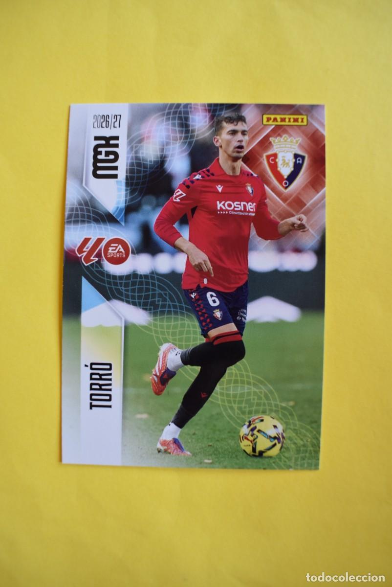 Cartes &agrave; collectionner de Football: Cromo La Liga. Megacracks. 2026 2027. 26 27. Torr&oacute;. Osasuna. N. &ordm; 262. Panini