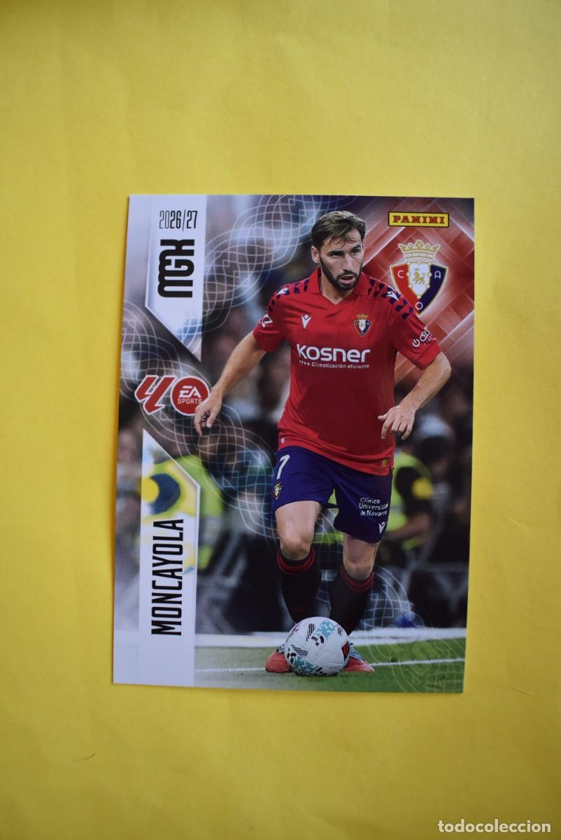 Cartes &agrave; collectionner de Football: Cromo La Liga. Megacracks. 2026 2027. 26 27. Moncayola. Osasuna. N. &ordm; 263. Panini