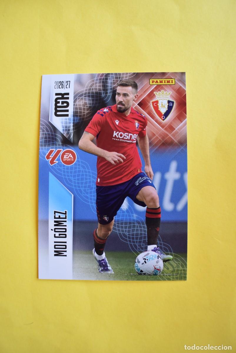 Cartes &agrave; collectionner de Football: Cromo La Liga. Megacracks. 2026 2027. 26 27. Moi G&oacute;mez. Osasuna. N. &ordm; 264. Panini