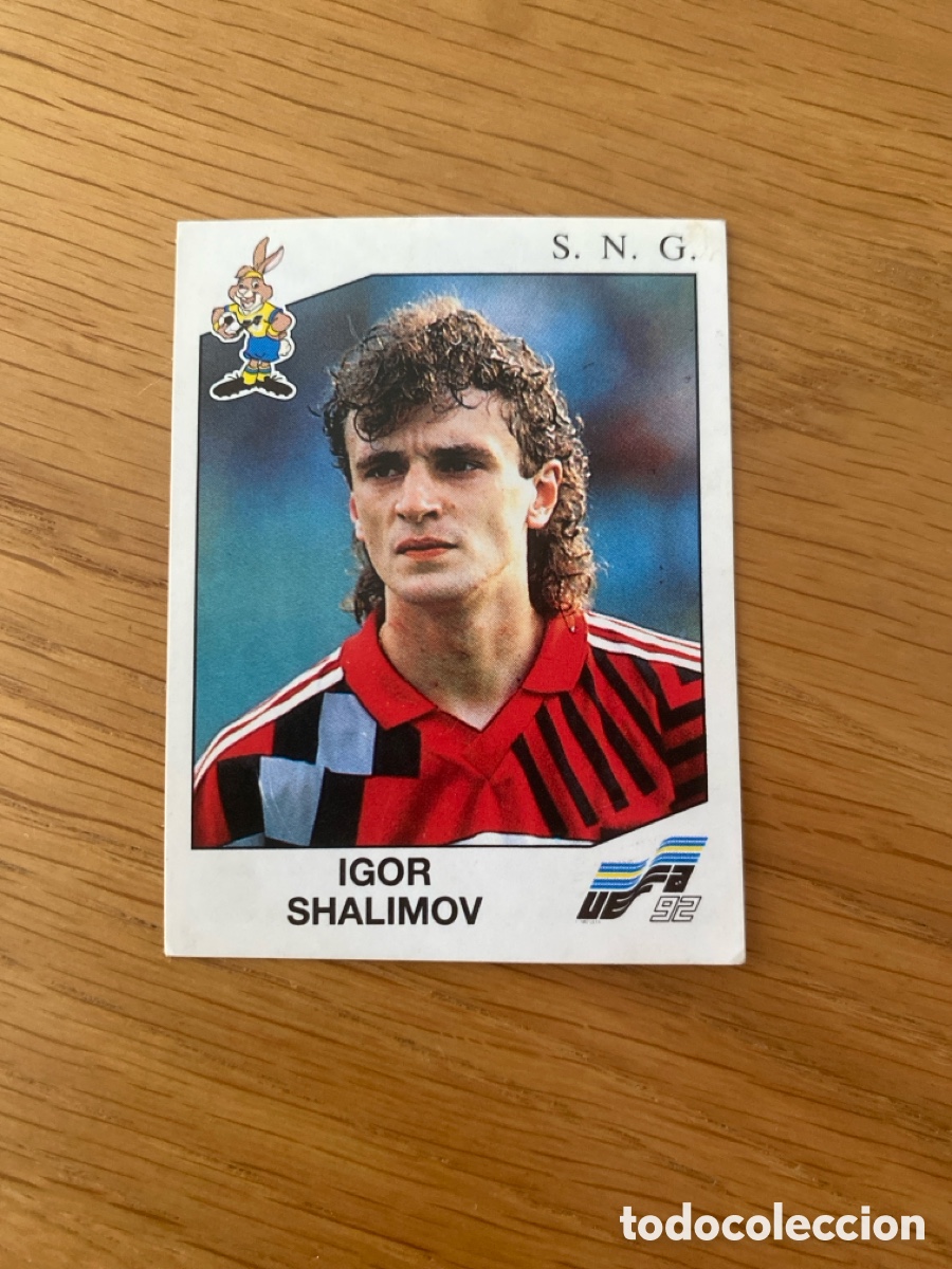 Cromos de f&uacute;tbol: Cromo panini Euro 92 Suecia n&uacute;mero 180 Shalimov - Eurocup Sweden 1992 stickers &aacute;lbum