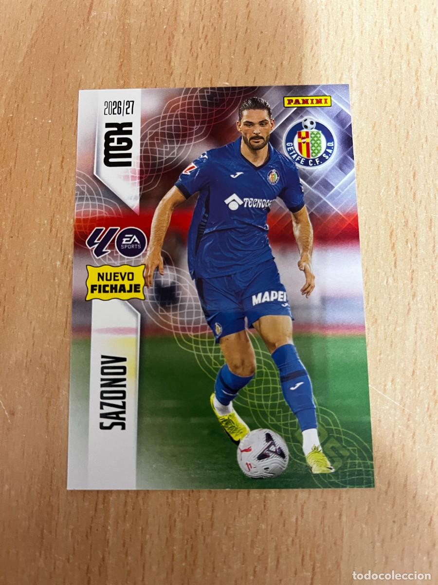Cromos de f&uacute;tbol: MEGACRACKS MGK 2026 2027 26 27 PANINI N&ordm; 457 SAZONOV GETAFE FICHAJE