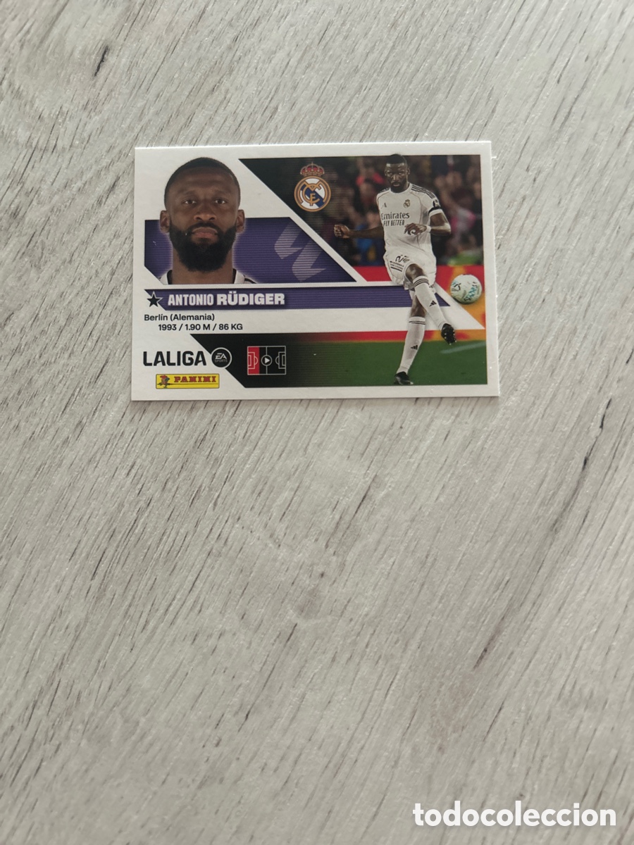 Cromos de f&uacute;tbol: Rudiger 8 Real Madrid Liga Este 2026/27 26-27 Panini