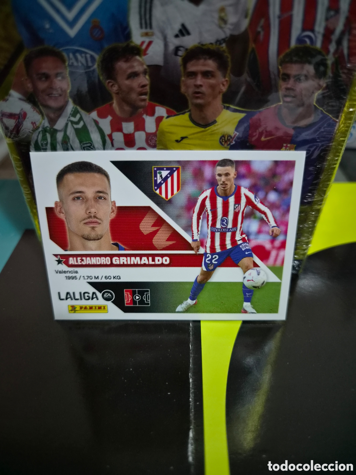Cromos de f&uacute;tbol: N&deg;10Bis Atl&eacute;tico de Madrid Grimaldo Liga Este 26/27