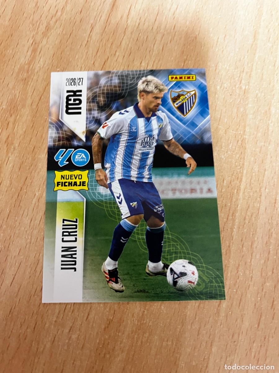 Cromos de f&uacute;tbol: MEGACRACKS MGK 2026 2027 26 27 PANINI N&ordm; 458 JUAN CRUZ MALAGA FICHAJE