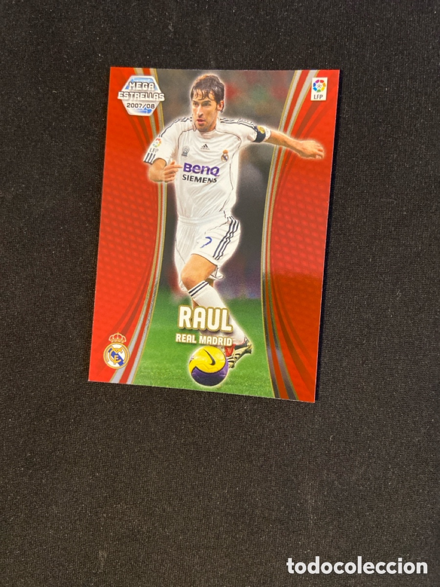 Cromos de f&uacute;tbol: RAUL 381 ESTRELLAS (REAL MADRID)