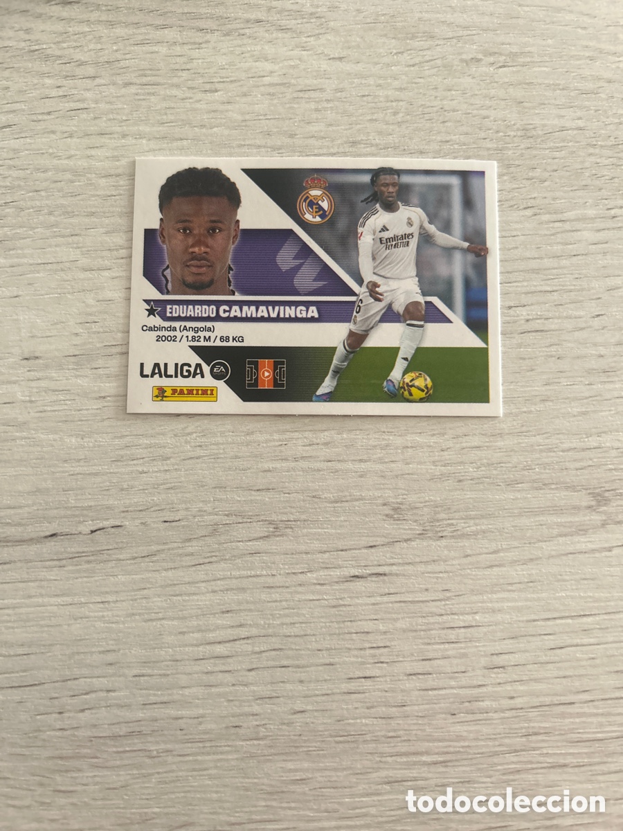 Cromos de f&uacute;tbol: Camavinga 13 Real Madrid Liga Este 2026/27 26-27 Panini