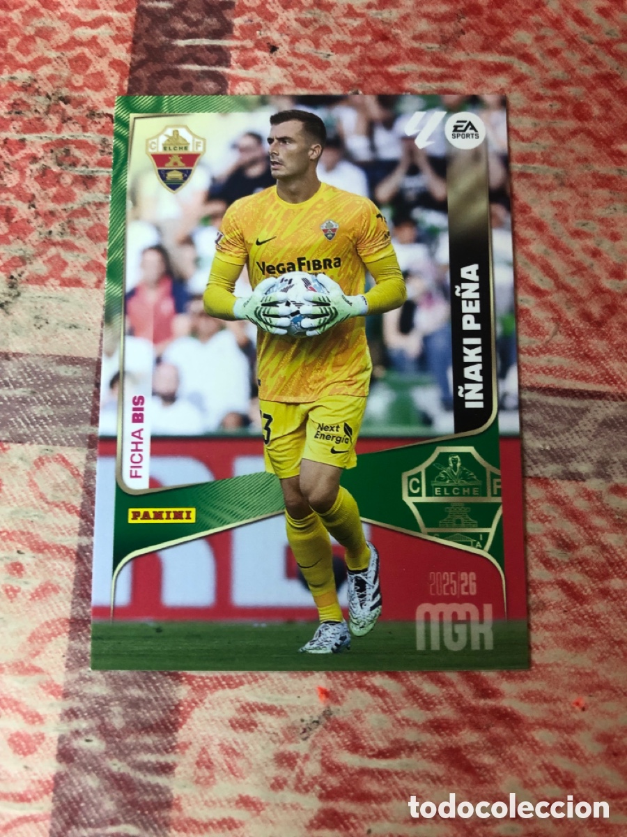 Cromos de f&uacute;tbol: i&ntilde;aki pe&ntilde;a 129 bis elche megacracks 2025 2026 25 26 sin pegar