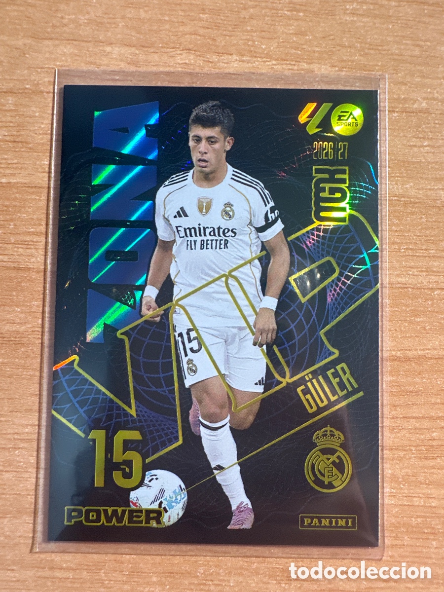Cromos de f&uacute;tbol: 396P 396 P GULER ZONA VIP POWER REAL MADRID MEGACRACKS 2026 2027 (MGK 26 27)