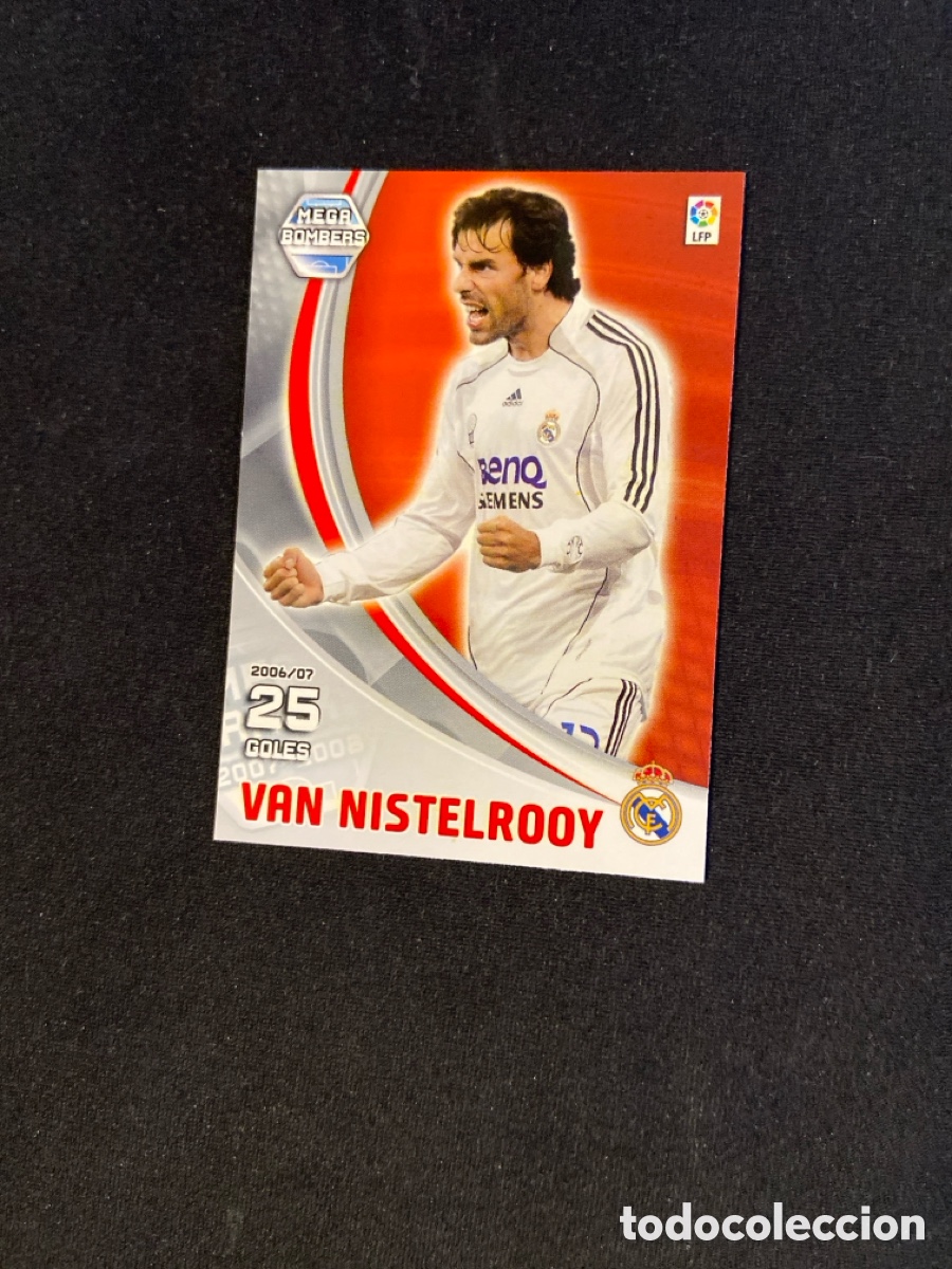 Cromos de f&uacute;tbol: VAN NISTELROOY 388 BOMBERS (REAL MADRID)