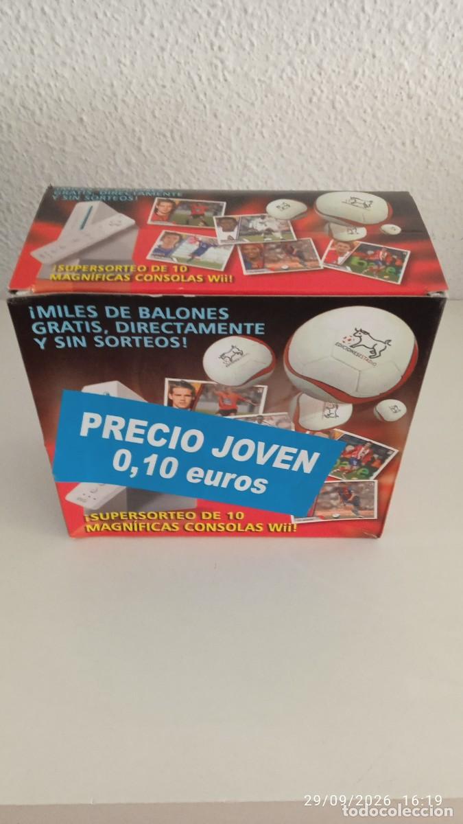 Cromos de f&uacute;tbol: CAJA COMPLETA DE 50 SOBRES SIN ABRIR LIGA 2007 2008 07 08 PRECIO JOVEN 0.10 SOBRE AZUL ESTADIO MESSI