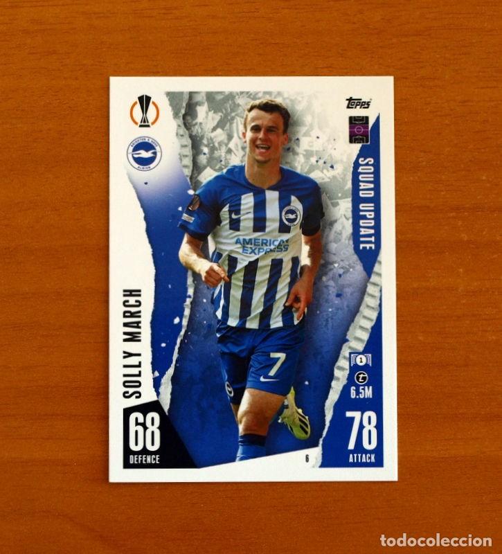 Cromos de f&uacute;tbol: Brighton Hove Albion-6 Solly March-Squad Update-Topps Match Attax Trading Card Game 2023-2024-23-24