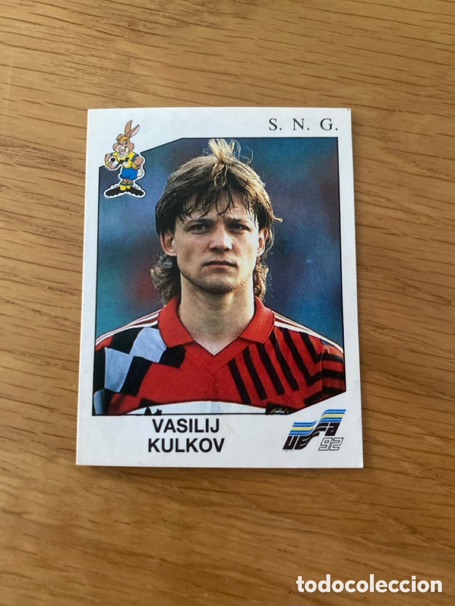 Cromos de f&uacute;tbol: Cromo panini Euro 92 Suecia n&uacute;mero 173 Kulkov - Eurocup Sweden 1992 stickers &aacute;lbum