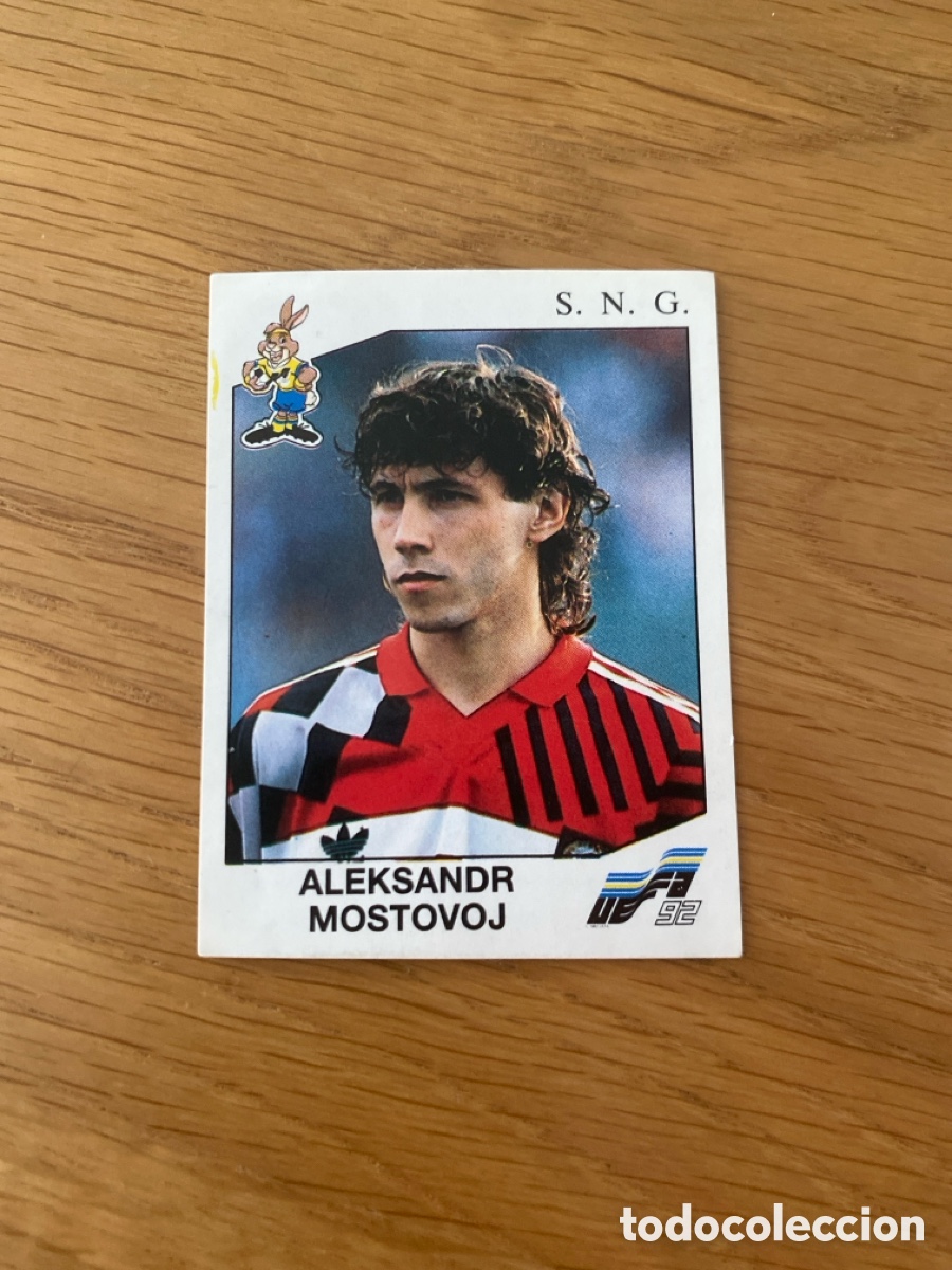 Cromos de f&uacute;tbol: Cromo panini Euro 92 Suecia n&uacute;mero 183 Mostovoj - Eurocup Sweden 1992 stickers &aacute;lbum