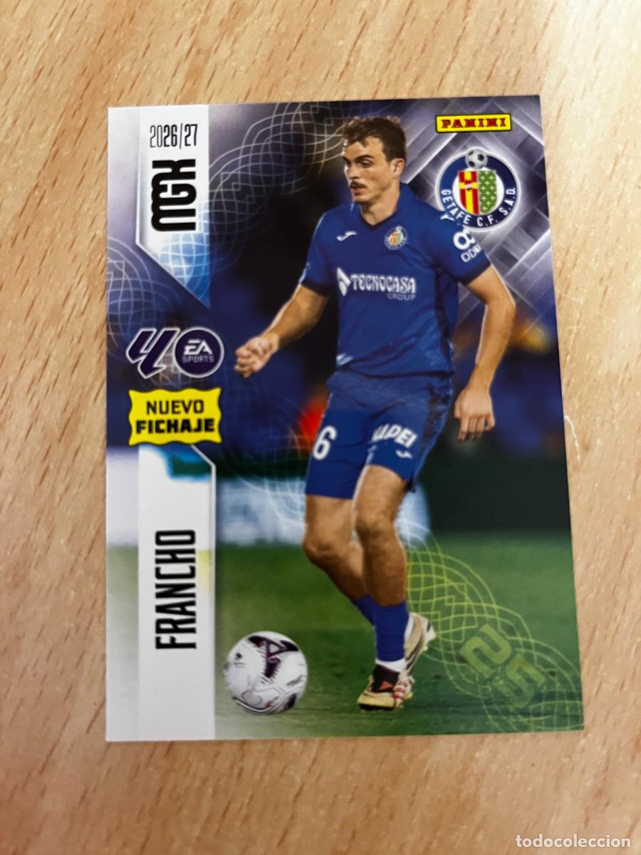 Cromos de f&uacute;tbol: MEGACRACKS MGK 2026 2027 26 27 PANINI N&ordm;479 FRANCHO GETAFE FICHAJE
