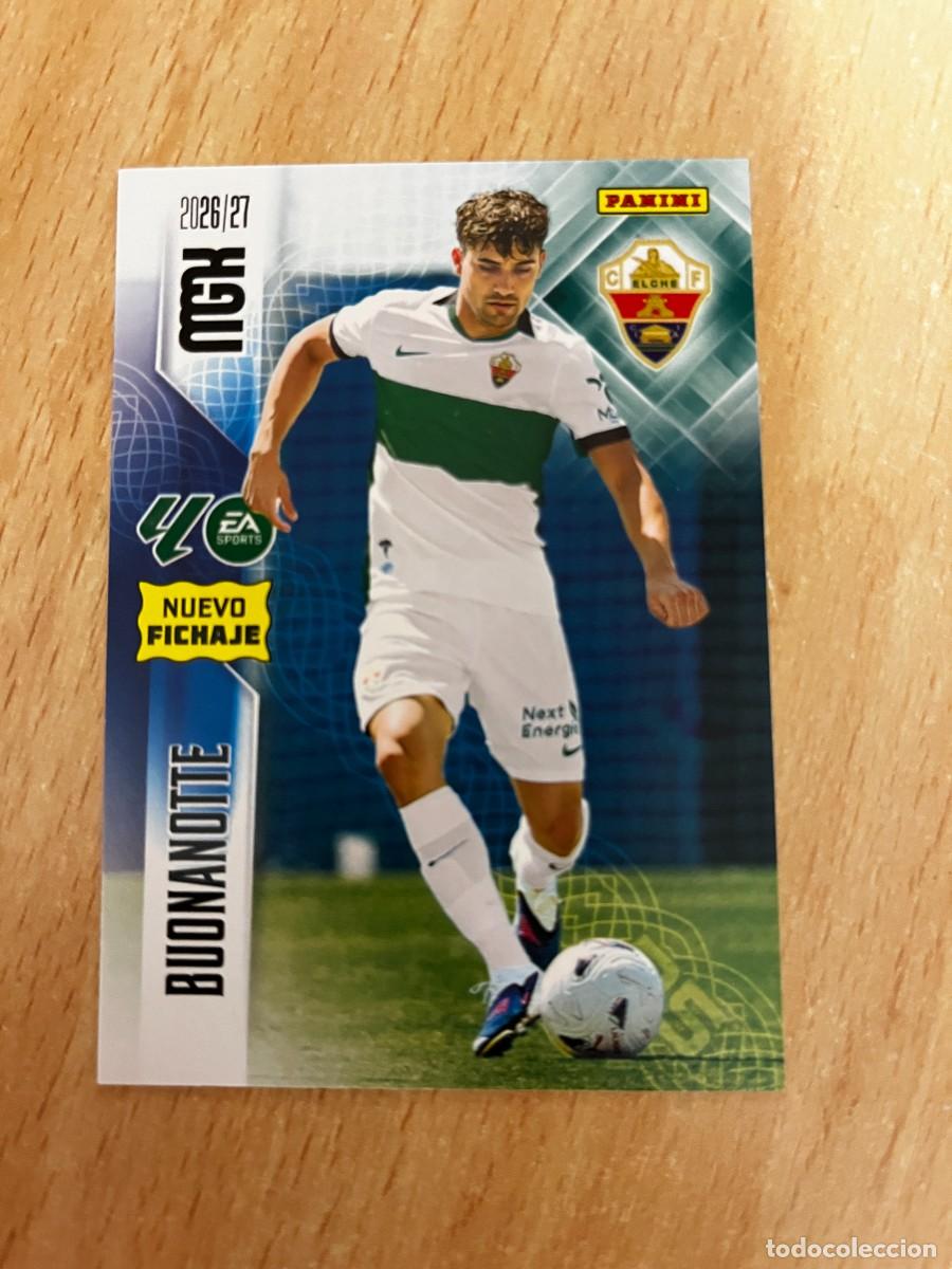 Cromos de f&uacute;tbol: MEGACRACKS MGK 2026 2027 26 27 PANINI N&ordm;480 BUONANOTTE ELCHE FICHAJE