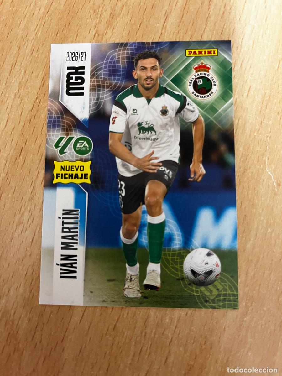 Cromos de f&uacute;tbol: MEGACRACKS MGK 2026 2027 26 27 PANINI N&ordm;481 IVAN MARTIN RACING SANTANDER FICHAJE
