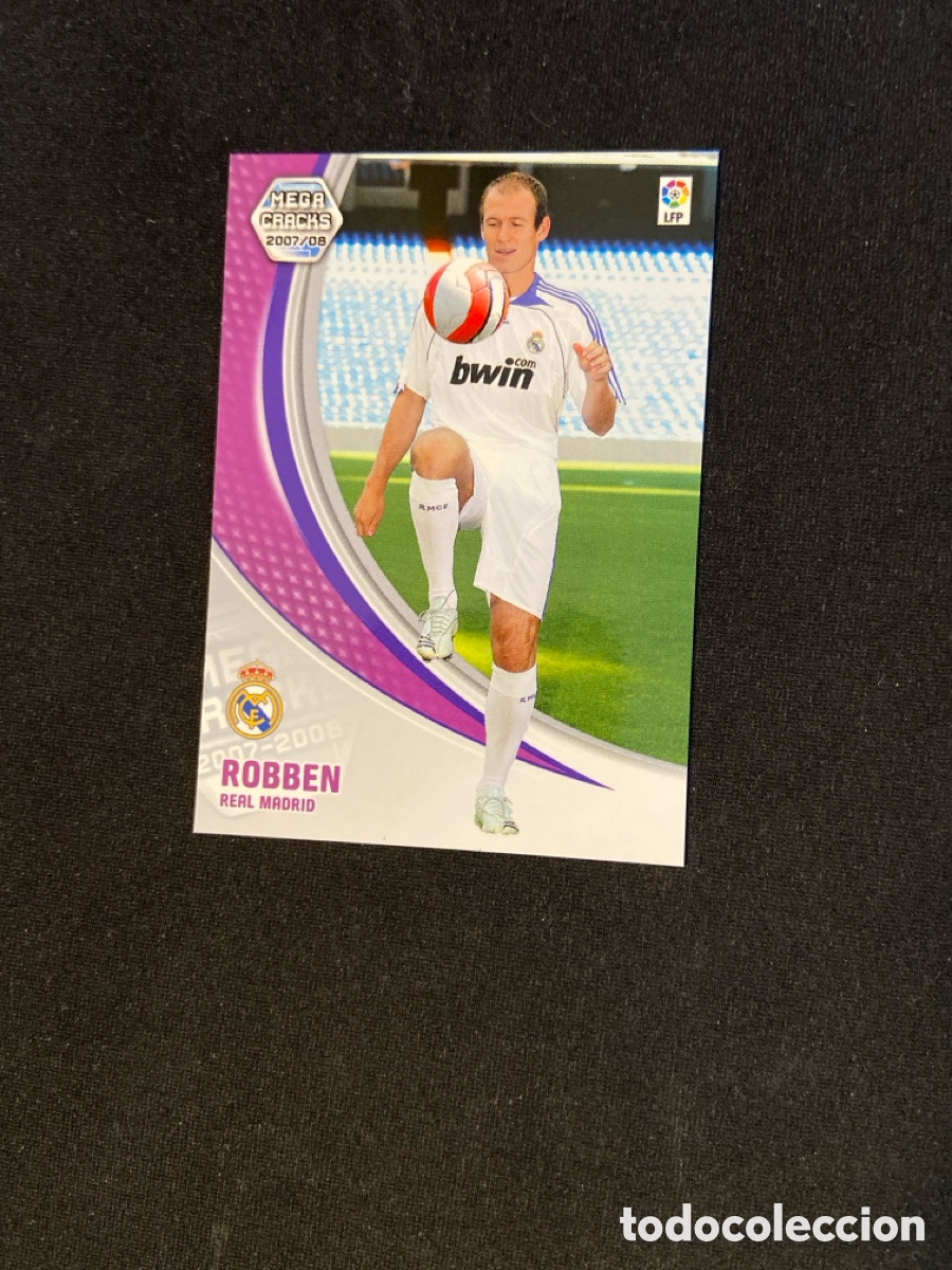 Cromos de f&uacute;tbol: ROBBEN 487 NUEVO FICHAJE (REAL MADRID)
