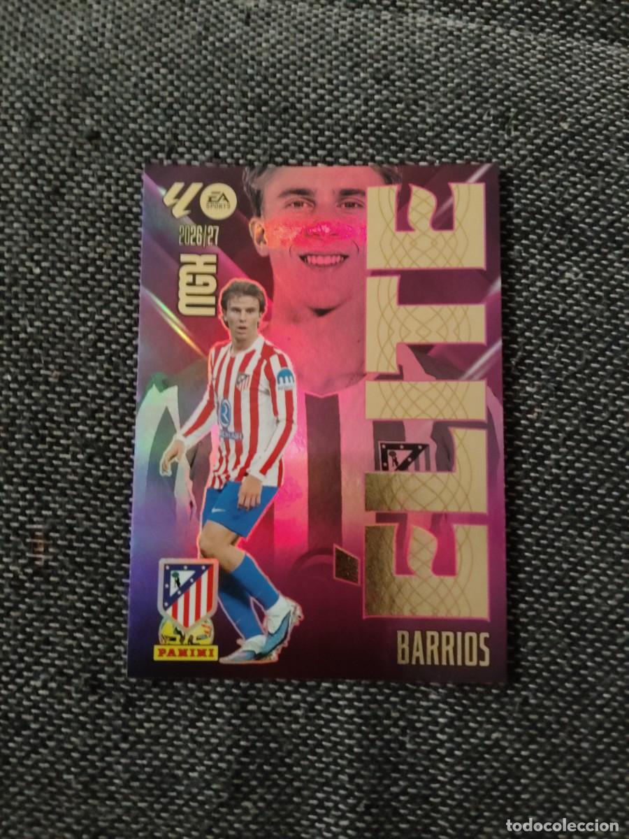 Cromos de f&uacute;tbol: 1 barrios elite atl&eacute;tico de Madrid megacracks 2026-27