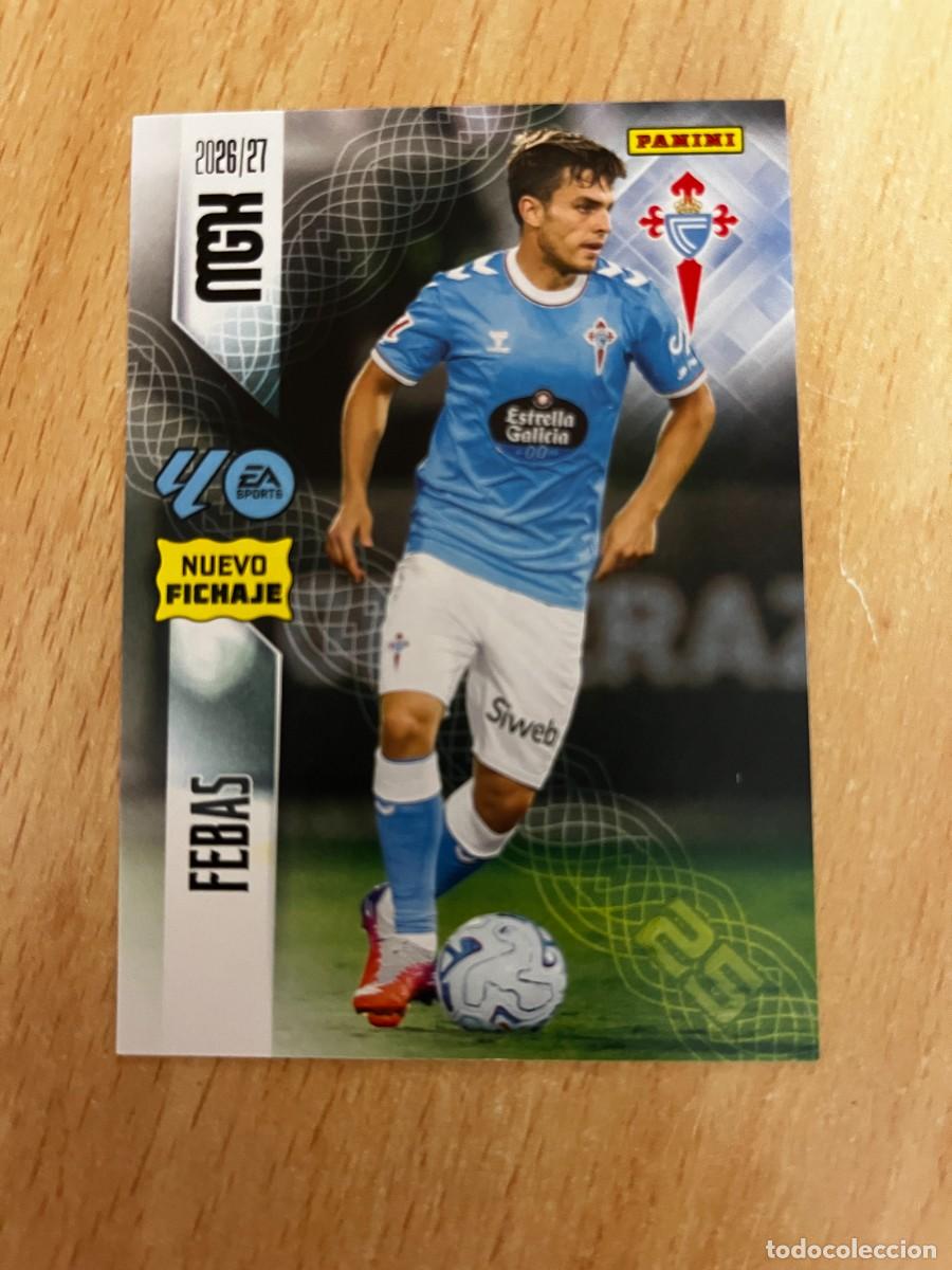 Cromos de f&uacute;tbol: MEGACRACKS MGK 2026 2027 26 27 PANINI N&ordm;483 FEBAS CELTA FICHAJE
