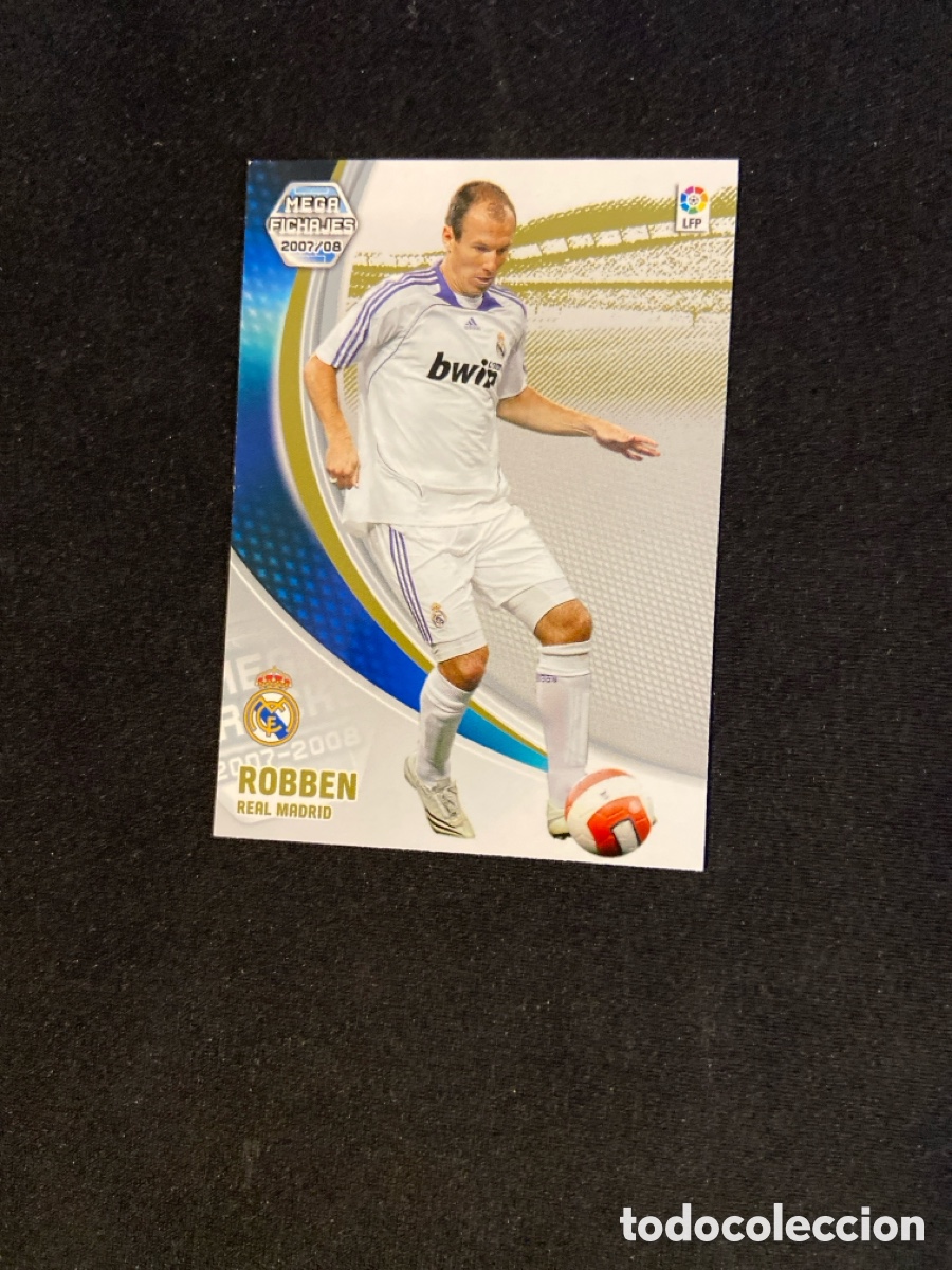 Cromos de f&uacute;tbol: ROBBEN 500 FICHAJES (REAL MADRID)
