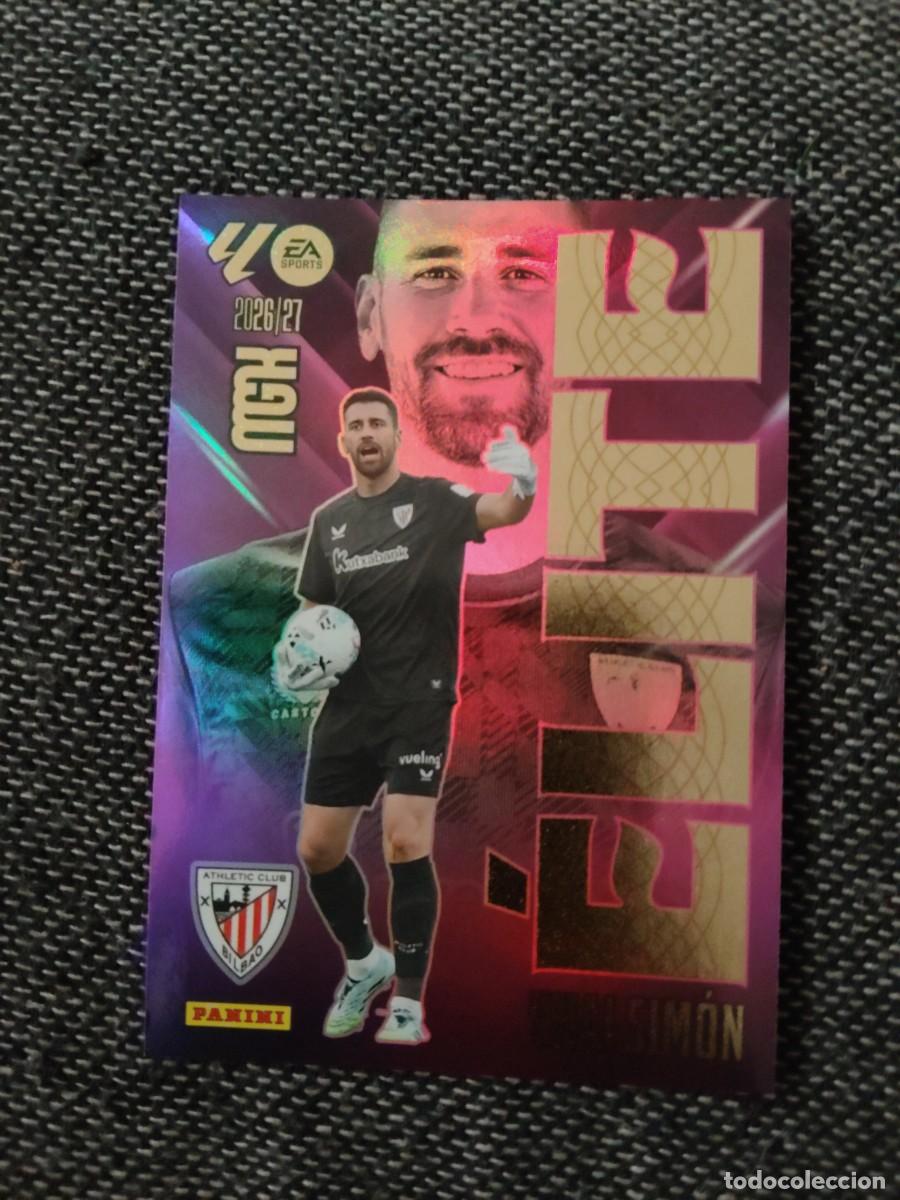 Football Stickers: 17 Unai Simon elite Athletic club megacracks 2026-27