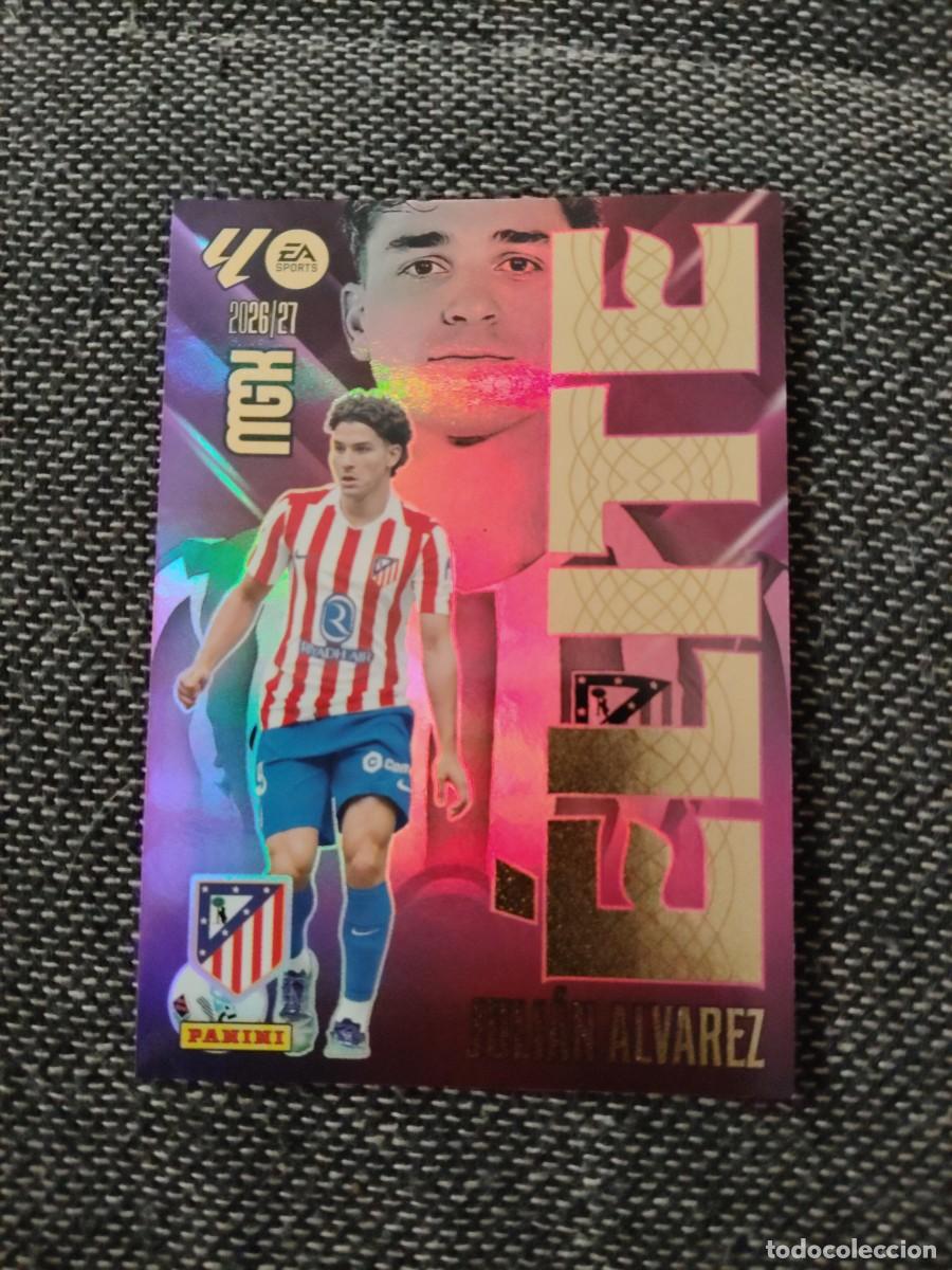 Cromos de f&uacute;tbol: 8 Juli&aacute;n &Aacute;lvarez elite Atletico de Madrid megacracks 2026-27