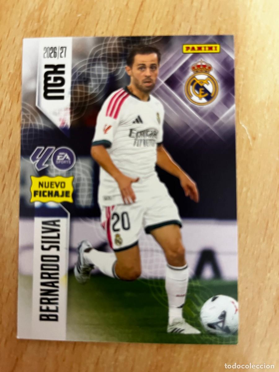 Cromos de f&uacute;tbol: MEGACRACKS MGK 2026 2027 26 27 PANINI N&ordm; 488 BERNARDO SILVA REAL MADRID FICHAJE