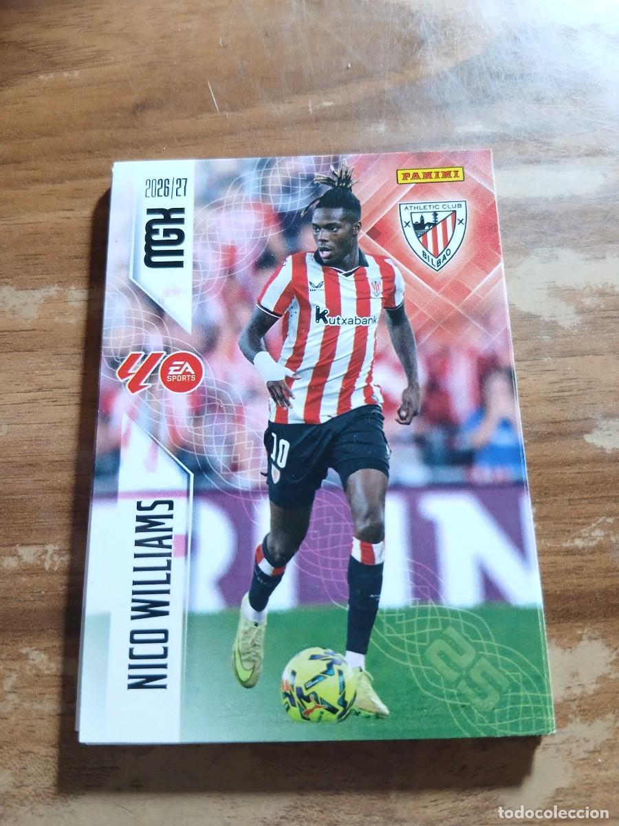 Cromos de f&uacute;tbol: CARD MEGACRACKS TEMPORADA 26/27: NICO WILLIAMS (ATH. BILBAO), N&deg; 54