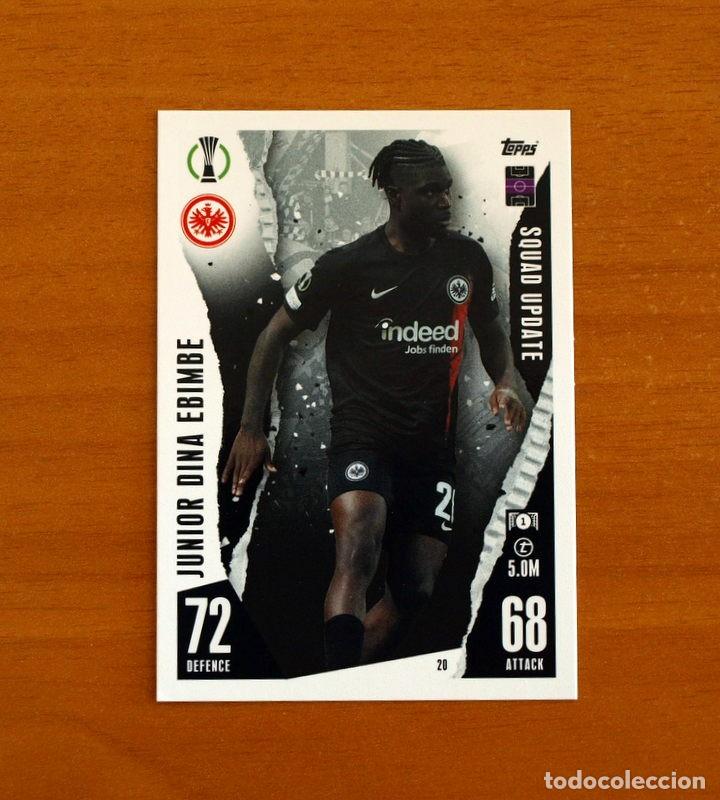 Cromos de f&uacute;tbol: Eintracht Frankfurt -20 Junior Dina-Squad Update-Topps Match Attax Trading Card Game 2023-2024-23-24