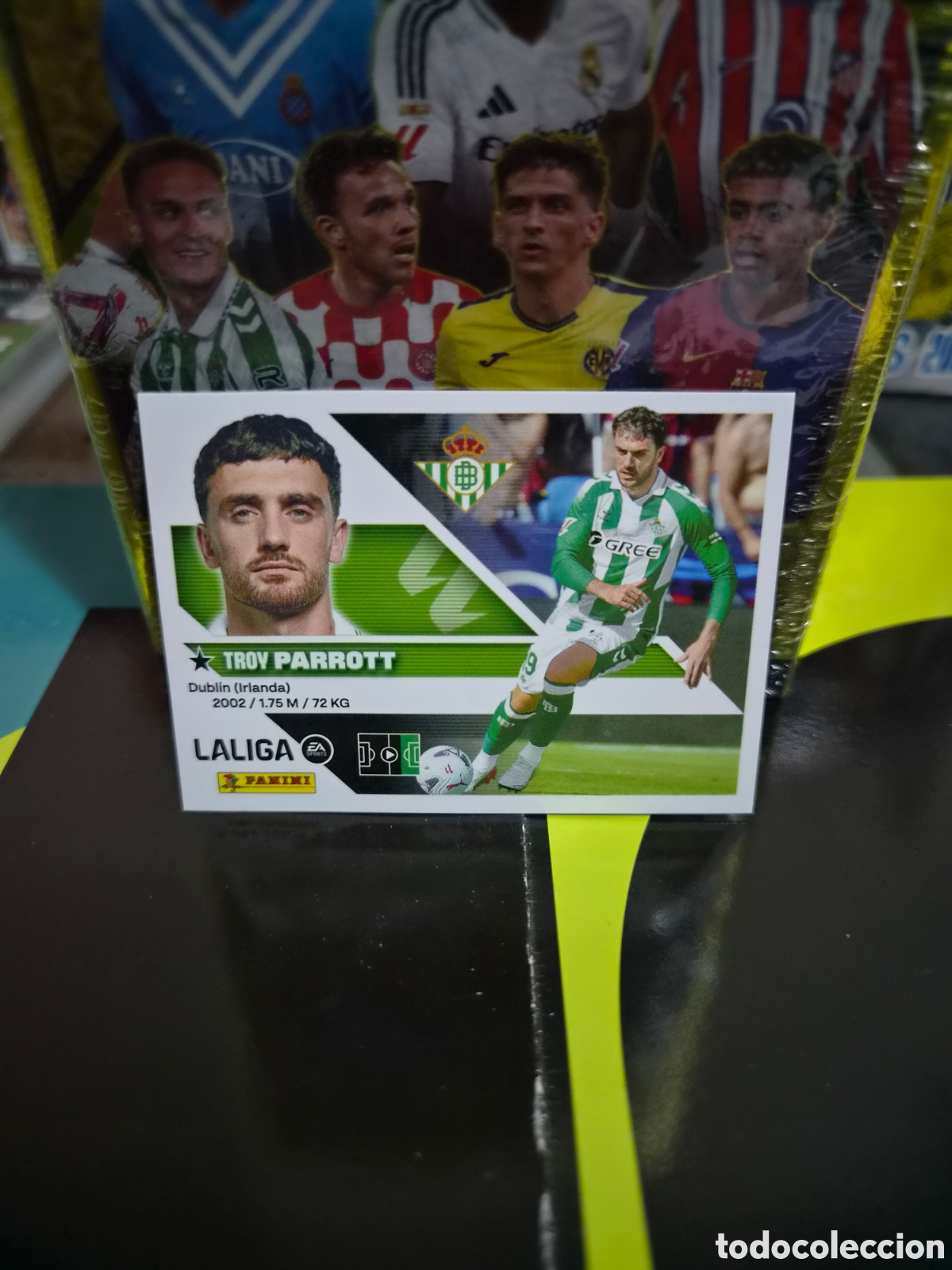 Cromos de f&uacute;tbol: N&deg;38 Fichaje Parrott Liga Este 26/27