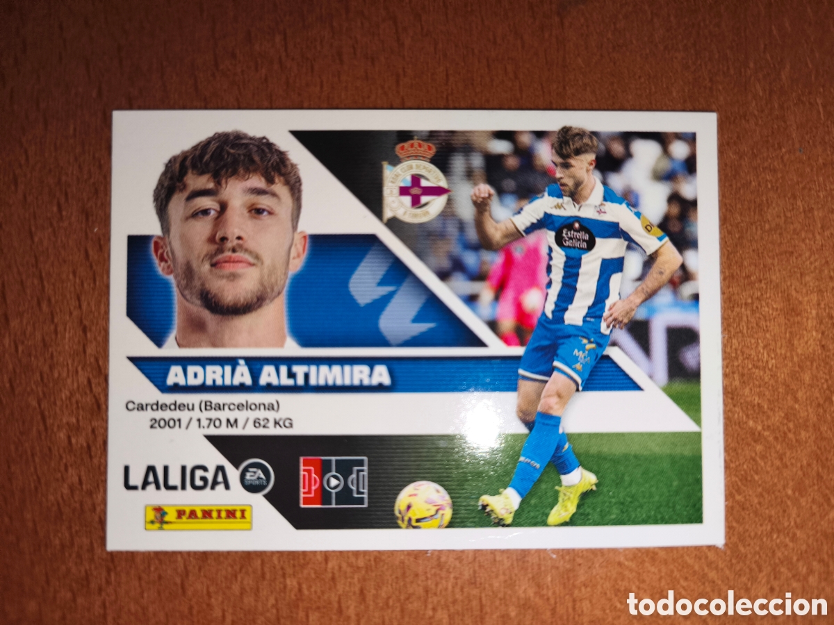 Cromos de f&uacute;tbol: Adri&agrave; Altimira n&deg;5 liga este 26/27 Deportivo