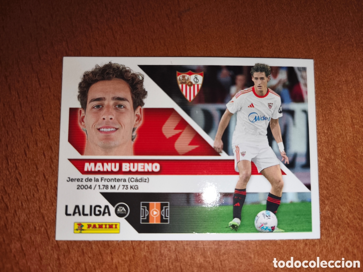 Cromos de f&uacute;tbol: Manu Bueno n&deg;16 liga este 26/27 Sevilla