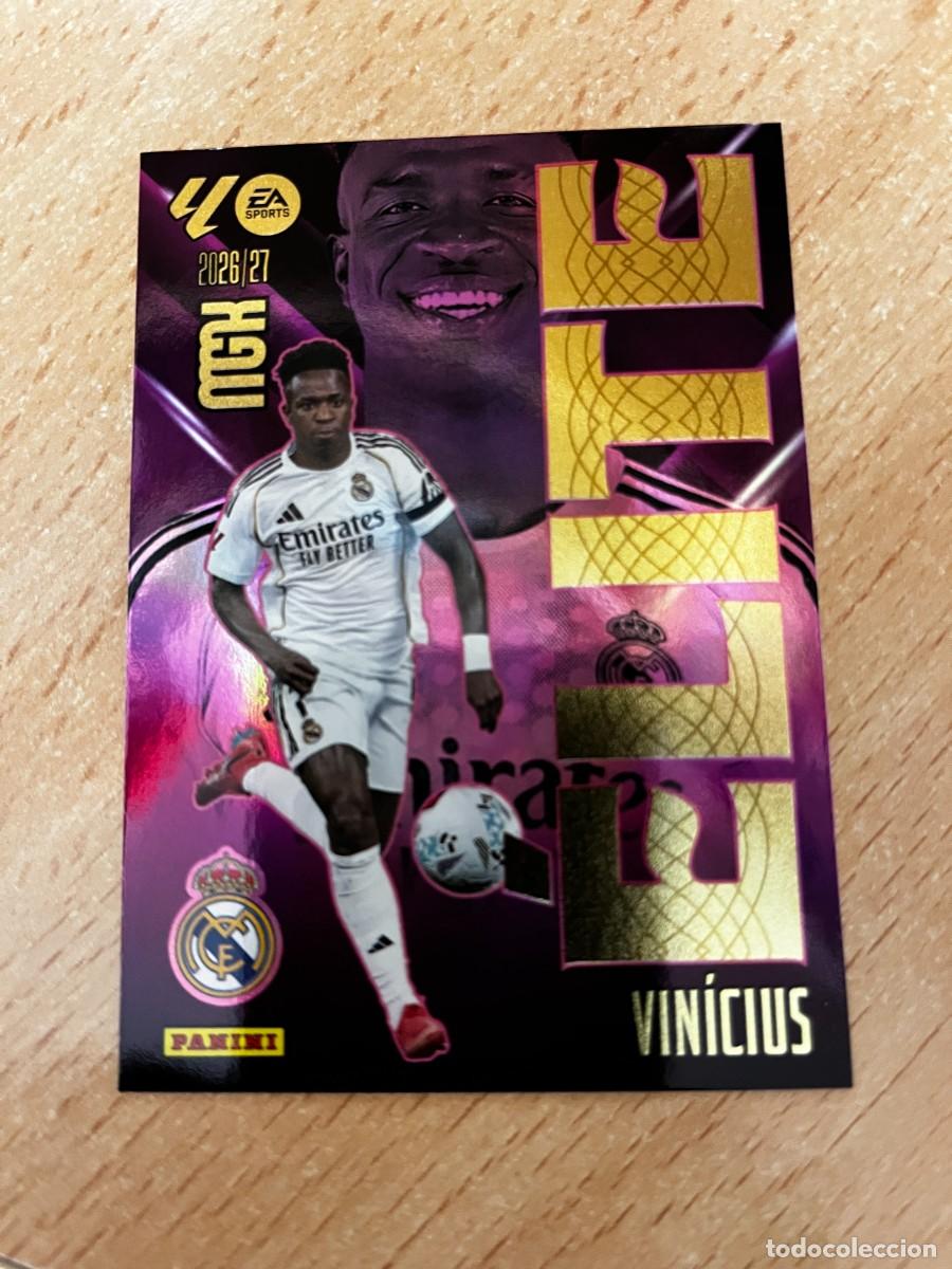 Cromos de f&uacute;tbol: MEGACRACKS MGK 2026 2027 26 27 PANINI N&ordm; 18 VINICIUS REAL MADRID ELITE