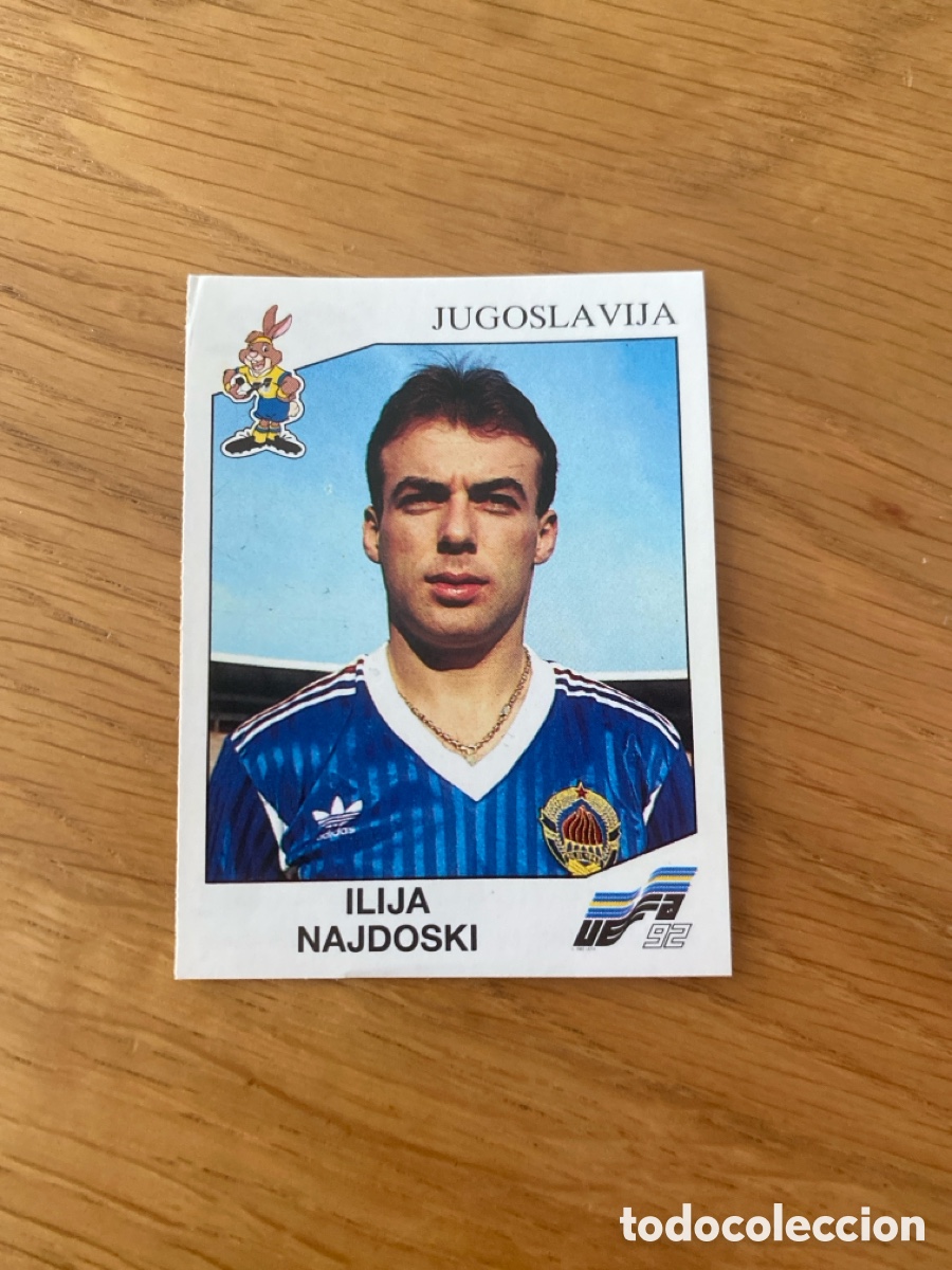 Cromos de f&uacute;tbol: Cromo panini Euro 92 Suecia n&uacute;mero 74 Najdoski - Eurocup Sweden 1992 stickers &aacute;lbum