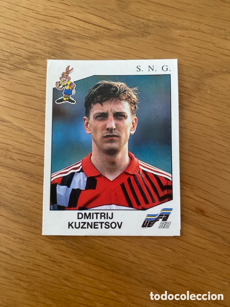 Cromos de f&uacute;tbol: Cromo panini Euro 92 Suecia n&uacute;mero 181 Kuznetsov - Eurocup Sweden 1992 stickers &aacute;lbum