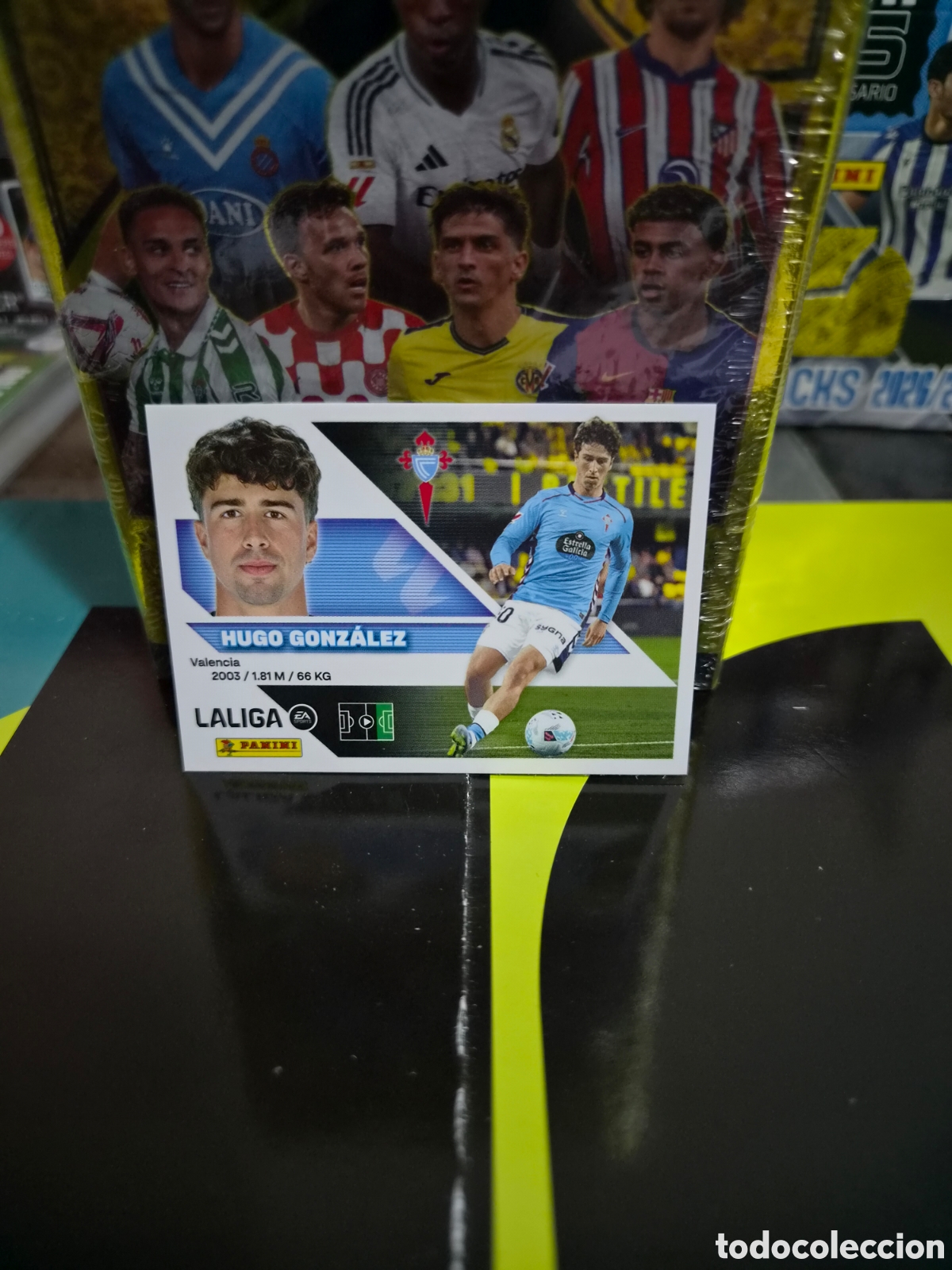 Cromos de f&uacute;tbol: N&deg;19Bis Celta de Vigo Hugo Gonz&aacute;lez Liga Este 26/27
