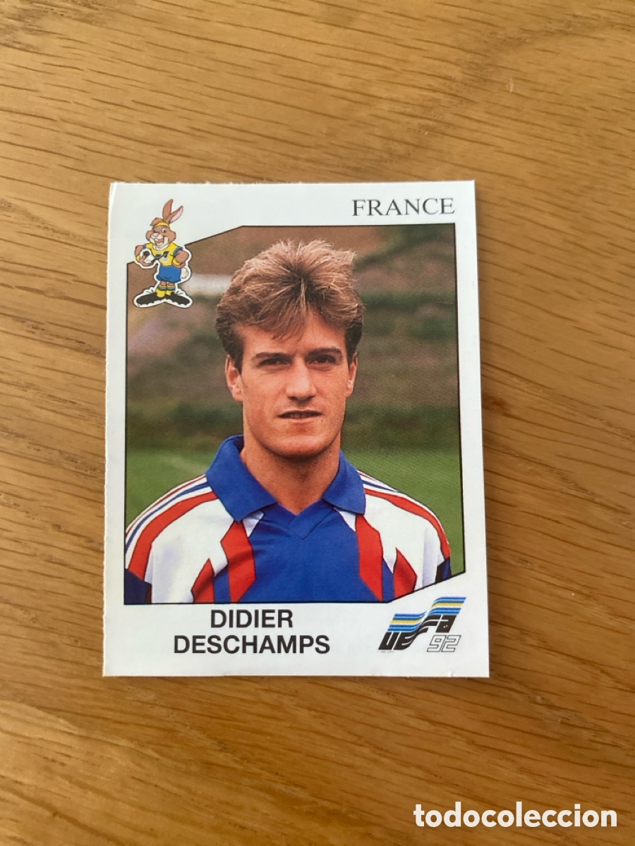 Cromos de Futebol: Cromo panini Euro 92 Suecia n&uacute;mero 54 Deschamps - Eurocup Sweden 1992 stickers &aacute;lbum