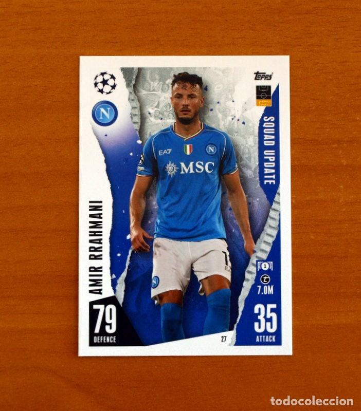 Cromos de Futebol: Napoli-Napoles -N&ordm; 27 Amir Rrahmani-Squad Update-Topps Match Attax Trading Card Game 2023-2024-23-24