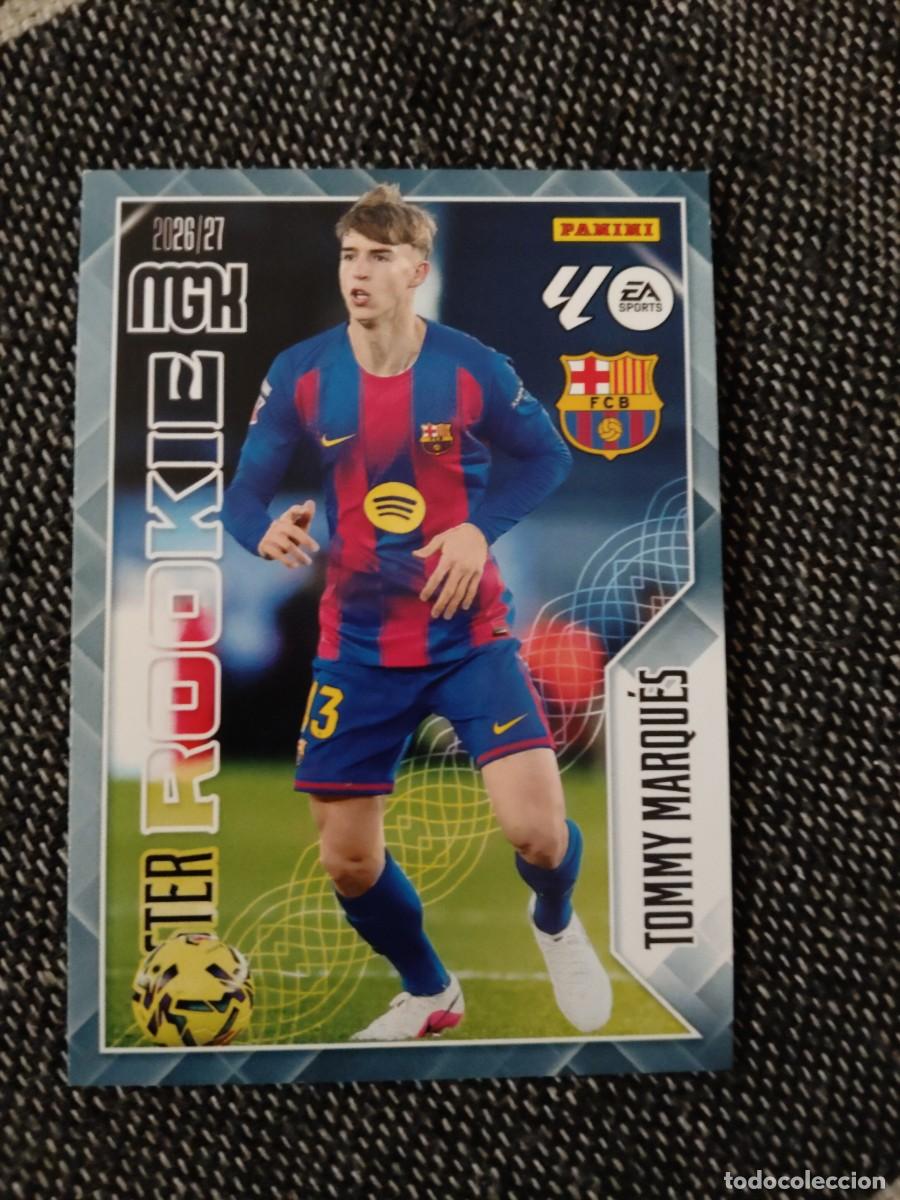 Cromos de Futebol: 420 Tommy marqu&eacute;s m&aacute;ster rookie FC Barcelona megacracks 2026-27