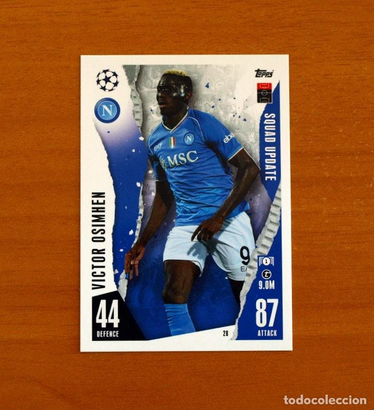 Cromos de Futebol: Napoli-Napoles-N&ordm; 28 V&iacute;ctor Osimhen-Squad Update-Topps Match Attax Trading Card Game 2023-2024-23-24