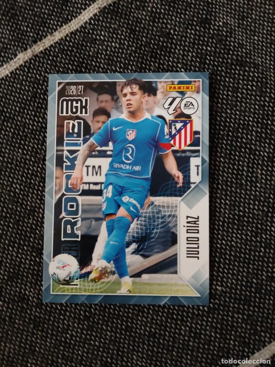 Cromos de f&uacute;tbol: 415 julio diaz m&aacute;ster rookie Atletico de Madrid megacracks 2026-27