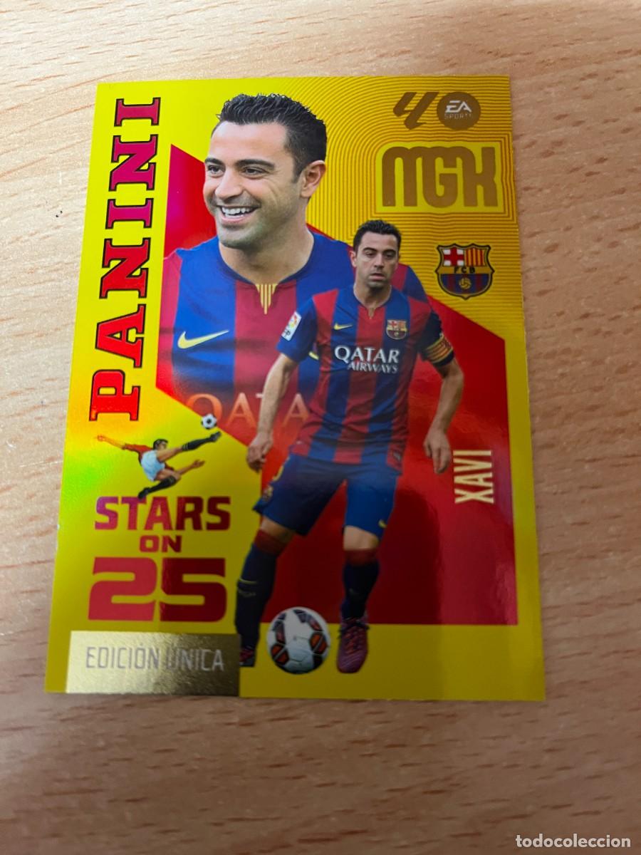 Cromos de f&uacute;tbol: MEGACRACKS MGK 2026 2027 26 27 PANINI N&ordm; 427 XAVI BARCELONA STARS ON 25 EDICION UNICA