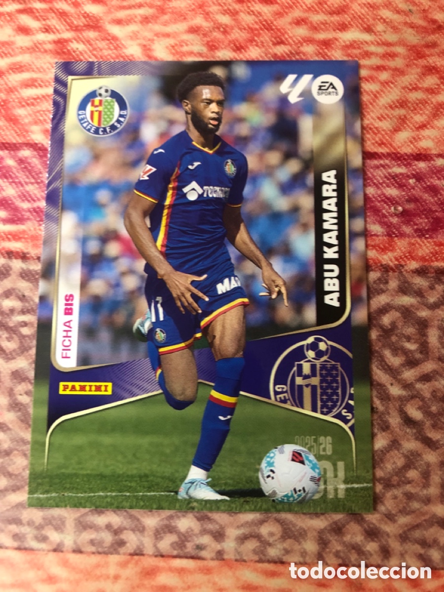 Fu&szlig;ball-Sticker: Ficha bis Abu Kamara 176 bis Getafe &rdquo;3&ordf; Edici&oacute;n&rdquo; Megacracks 2025/26 MGK 2025 2026