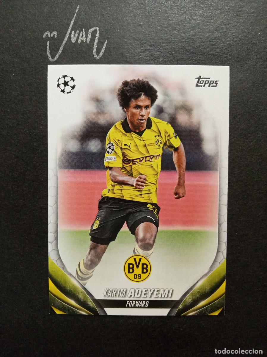 Figurine di Calcio: 73 ADEYEMI BORUSSIA DORTMUND BARCELONA 2026 2027 26 27 ⚽ TOPPS &reg; UCL UEFA FLAGSHIP 2023 2024 23 24