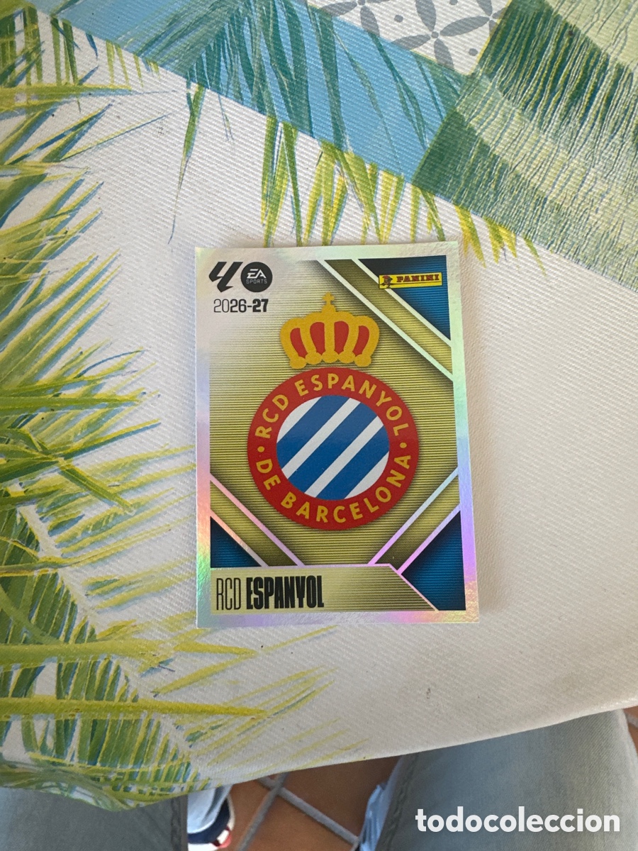 Cromos de f&uacute;tbol: Cromo liga 26/27 RCD Espanyol N* 1