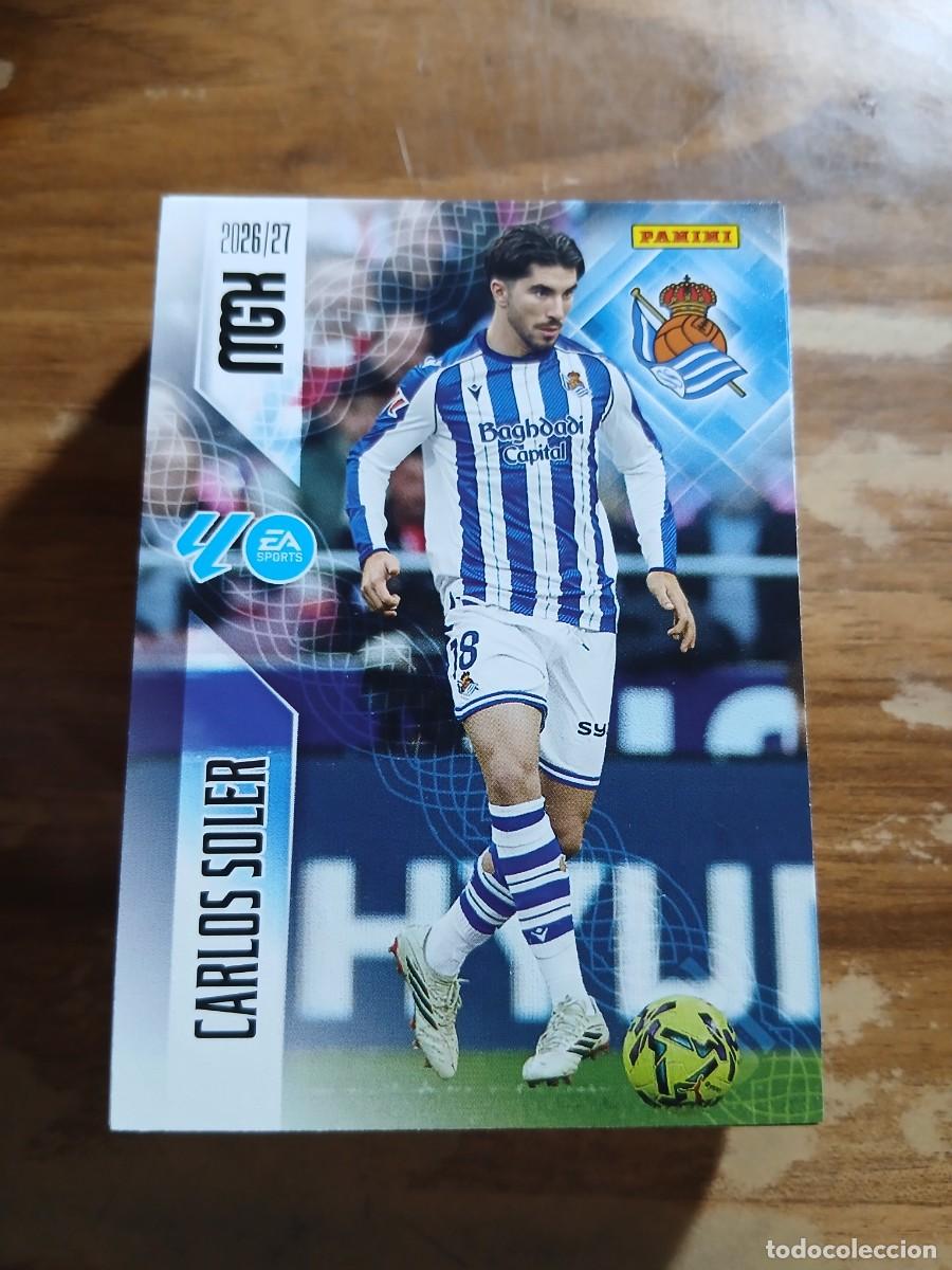 Cromos de f&uacute;tbol: CARD MEGACRACKS TEMPORADA 26/27: CARLOS SOLER (REAL SOCIEDAD), N&deg; 319
